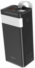 Акція на Hoco Power Bank 40000mAh J86 22.5W Black від Y.UA