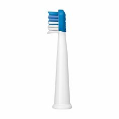 Акція на Змінні насадки для дитячої електричної зубної щітки Sencor Toothbrush Heads SOX 012BL білі, 2 шт від Eva