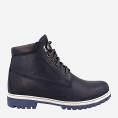 Акція на Чоловічі зимові черевики Forester Blu Marine 85751-005 45 Темно-сині від Rozetka
