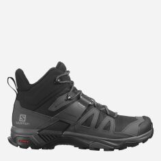 Акція на Чоловічі черевики з Gore-Tex Salomon X Ultra 4 Mid Gtx L41383400 45.5 (11US) 29 см Чорні від Rozetka