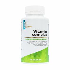 Акція на Дієтична добавка в капсулах ABU - All Be Ukraine Vitamin Complex Вітамінний комплекс, 90 шт від Eva