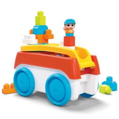 Акція на Візок-каталка Mega Bloks Конструктор на колесах (HHN00) від Будинок іграшок