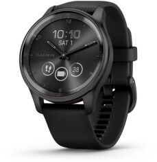 Акция на Garmin Vivomove Trend Slate Stainless Steel Bezel with Black Case and Silicone Band (010-02665-00) от Stylus