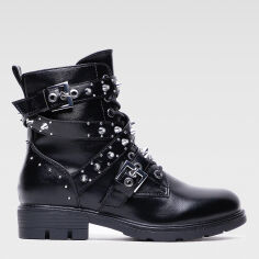 Акція на Жіночі зимові черевики високі DeeZee WS2167-01 40 Чорні від Rozetka