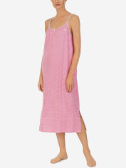 Акция на Нічна сорочка жіноча бавовняна Ralph Lauren 91605928 S Рожева от Rozetka