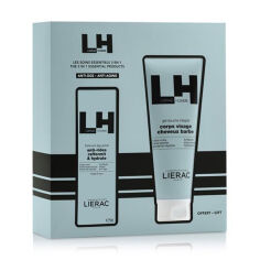 Акція на Чоловічий набір Lierac Homme The 3 In 1 Essential Products (флюїд для обличчя, 50 мл + гель для душу, 200 мл) від Eva
