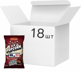 Акція на Упаковка попкорну Mr'Corn зі смаком реберець барбекю 70 г х 18 шт (1.26 кг) від Rozetka