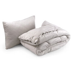 Акція на Набор Soft Pearl одеяло зимнее антиаллергенное и 1 подушка Руно 140х205 см + 1 подушка 50х70 см від Podushka