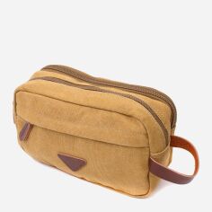 Акція на Несесер чоловічий Vintage leather-22232 Пісочний від Rozetka
