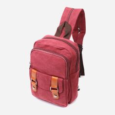 Акція на Сумка-рюкзак чоловіча 5.6 л Vintage leather-22164 Бордова від Rozetka