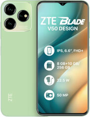 Акція на Zte Blade V50 Design 8/128GB Green (UA UCRF) від Stylus