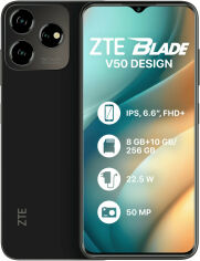 Акція на Zte Blade V50 Design 8/128GB Black (UA UCRF) від Stylus