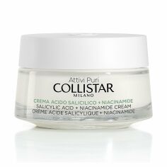 Акция на Крем для обличчя Collistar Attivi Puri Salicylic Acid + Niacinamide Cream з саліциловою кислотою та ніацинамідом, 50 мл от Eva