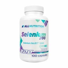 Акція на Дієтична добавка в капсулах AllNutrition Selenium 200, 100 шт від Eva
