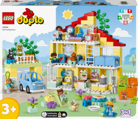 Акция на Конструктор LEGO DUPLO Сімейний будинок 3 в 1 (10994) от Будинок іграшок