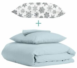 Акція на Комплект Cosas Підлітковий 160x220 Ranfors Light Blue + подарунок наволочка Snowflakes Grey від Rozetka