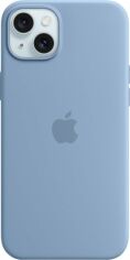 Акция на Панель Apple MagSafe Silicone Case для Apple iPhone 15 Plus Winter Blue (MT193ZM/A) от Rozetka