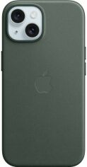 Акція на Панель Apple MagSafe FineWoven Case для Apple iPhone 15 Evergreen (MT3J3ZM/A) від Rozetka