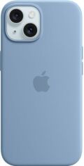 Акция на Панель Apple MagSafe Silicone Case для Apple iPhone 15 Winter Blue (MT0Y3ZM/A) от Rozetka
