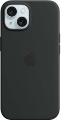 Акція на Панель Apple MagSafe Silicone Case для Apple iPhone 15 Black (MT0J3ZM/A) від Rozetka