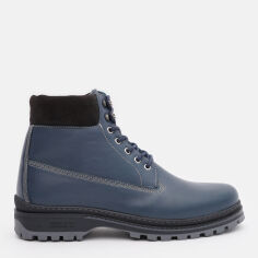 Акция на Чоловічі зимові черевики Prime Shoes 700 Blue Leather 16-700-32310 41 27 см Сині от Rozetka