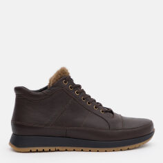 Акция на Чоловічі зимові черевики низькі Prime Shoes 600 Brown Leather 16-600-30311 44 29 см Коричневі от Rozetka