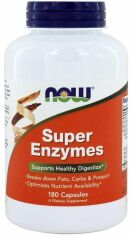 Акция на Now Foods Super Enzymes, 180 капсул от Stylus