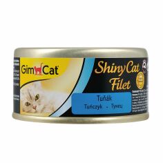 Акція на Вологий корм для кішок GimCat Shiny Cat Filet Тунець, 70 г від Eva