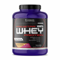 Акція на Дієтична добавка протеїн в порошку Ultimate Nutrition Prostar 100% Whey Protein Арахісове масло та желе, 2.39 кг від Eva