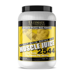 Акція на Дієтична добавка гейнер в порошку Ultimate Nutrition Muscle Juice 2544 Банан, 2.25 кг від Eva