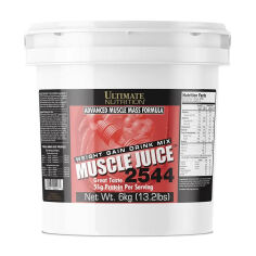 Акція на Дієтична добавка гейнер в порошку Ultimate Nutrition Muscle Juice 2544 Полуниця, 6 кг від Eva