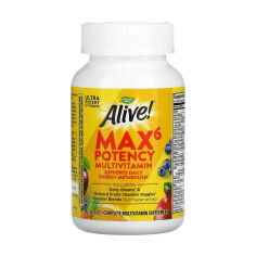 Акція на Мультивітаміни Nature's Way Alive! Max6 Daily Multi-Vitamin Max Potency, 90 капсул від Eva