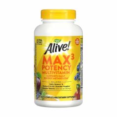 Акція на Мультивітаміни Nature's Way Alive! Max3 Potency Multivitamin, 180 таблеток від Eva
