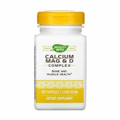 Акция на Дієтична добавка в капсулах Nature's Way Calcium Mag & D Complex, 100 шт от Eva