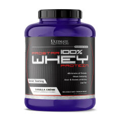 Акція на Дієтична добавка протеїн в порошку Ultimate Nutrition Prostar 100% Whey Protein Ваніль, 2.39 кг від Eva