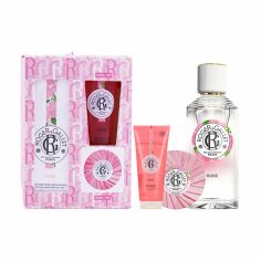 Акція на Парфумований набір жіночий Roger & Gallet Mother's Day Rose (парфумована вода, 100 мл + мило тверде, 50 г + гель для душу, 50 мл) від Eva