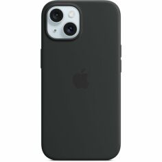 Акція на Чехол Apple для iPhone 15 Silicone Case with MagSafe Black (MT0J3ZM/A) від MOYO