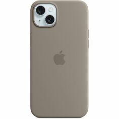 Акція на Чехол Apple для iPhone 15 Plus Silicone Case with MagSafe Clay (MT133ZM/A) від MOYO