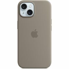 Акція на Чехол Apple для iPhone 15 Silicone Case with MagSafe Clay (MT0Q3ZM/A) від MOYO