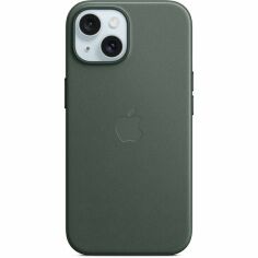 Акция на Чехол Apple для iPhone 15 FineWoven Case with MagSafe Evergreen (MT3J3ZM/A) от MOYO