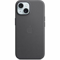 Акція на Чехол Apple для iPhone 15 FineWoven Case with MagSafe Black (MT393ZM/A) від MOYO