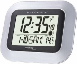 Акція на Настінний годинник Technoline WS8005 Silver/Black від Rozetka