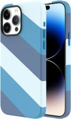 Акция на Панель Vokamo Colour MagSafe для Apple iPhone 15 Pro Max Blue от Rozetka