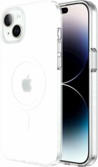 Акция на Панель Vokamo Glacier MagSafe для Apple iPhone 15 White/Matt от Rozetka