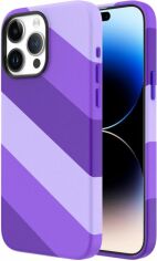 Акция на Панель Vokamo Colour MagSafe для Apple iPhone 15 Pro Purple от Rozetka