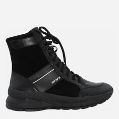 Акція на Жіночі зимові черевики високі Emilio RE178 37 23.5 см Чорні від Rozetka