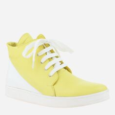 Акция на Жіночі черевики низькі Vira Rv2080 37 24 см Жовтий/Білий от Rozetka