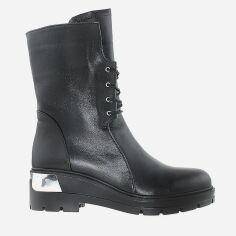 Акция на Жіночі зимові черевики високі Classic Style RC74075 37 23.5 см Чорні от Rozetka