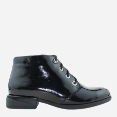Акція на Жіночі зимові черевики низькі Kseniya RK0010 37 23.5 см Чорні від Rozetka