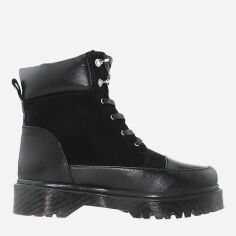 Акция на Жіночі зимові черевики високі Classic Style RC74527 37 23.5 см Чорні от Rozetka